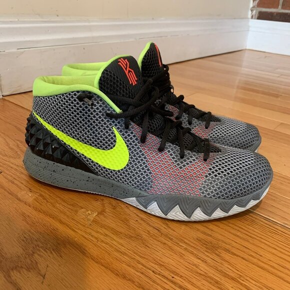 Nike Kyrie 1 The Dungeon Deep Pewter Tumbled Grey 705277 270 Size 11.5 - Picture 6 of 8